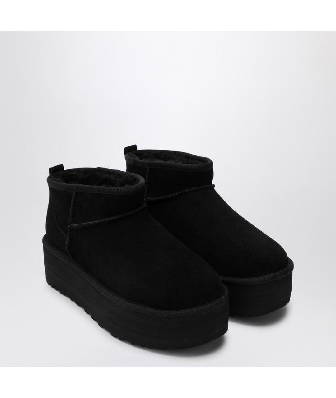 UGG AUSTRALIA Черные ботинки, фото 2