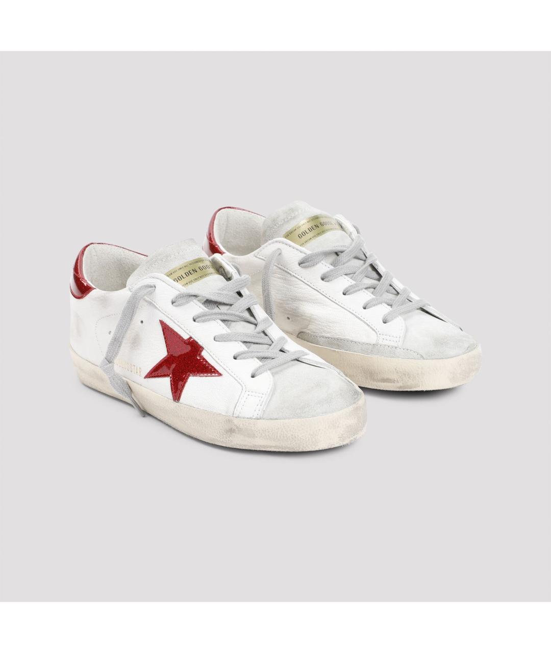 GOLDEN GOOSE DELUXE BRAND Белые синтетические кеды, фото 4