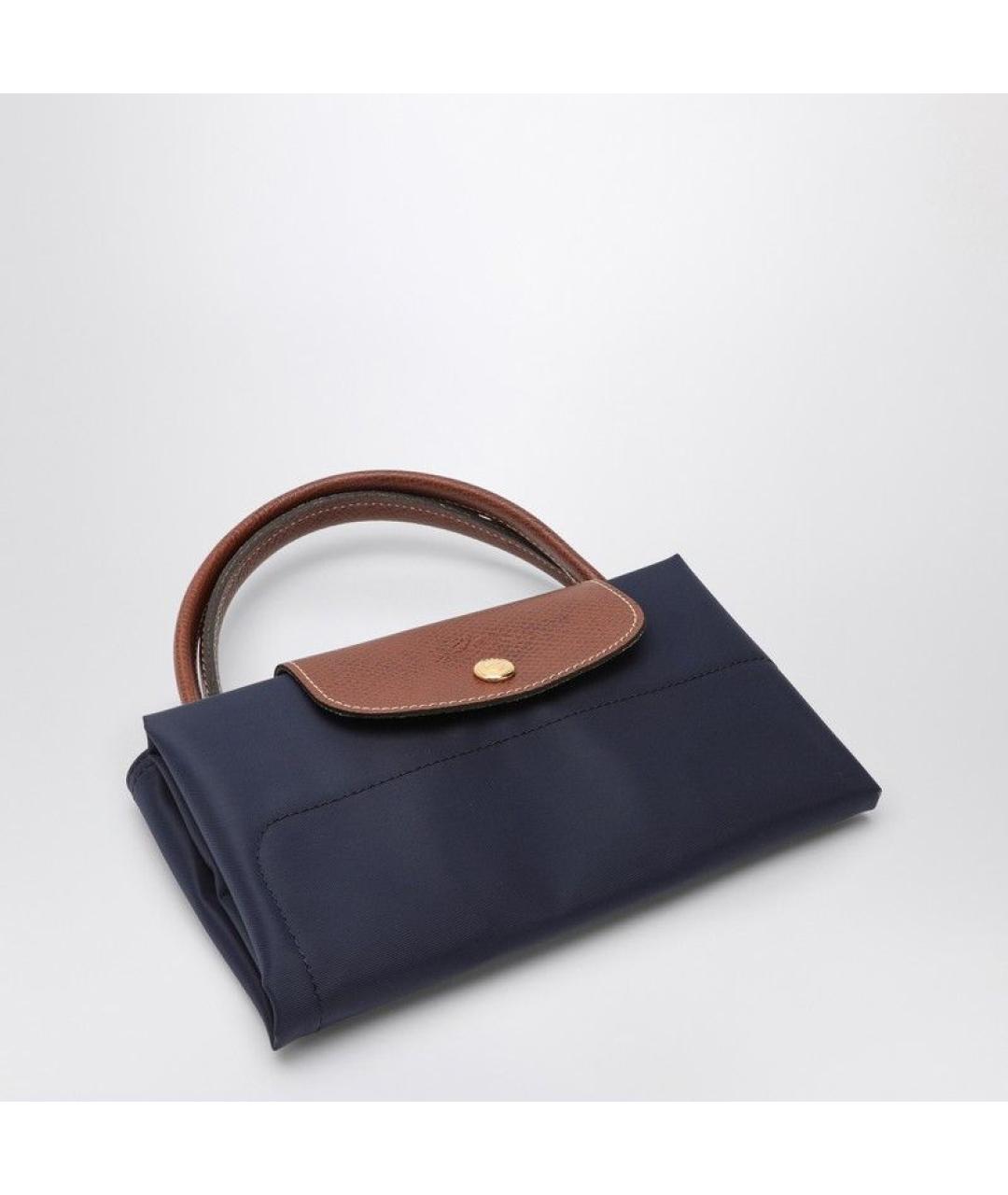 LONGCHAMP Темно-синяя сумка тоут, фото 3