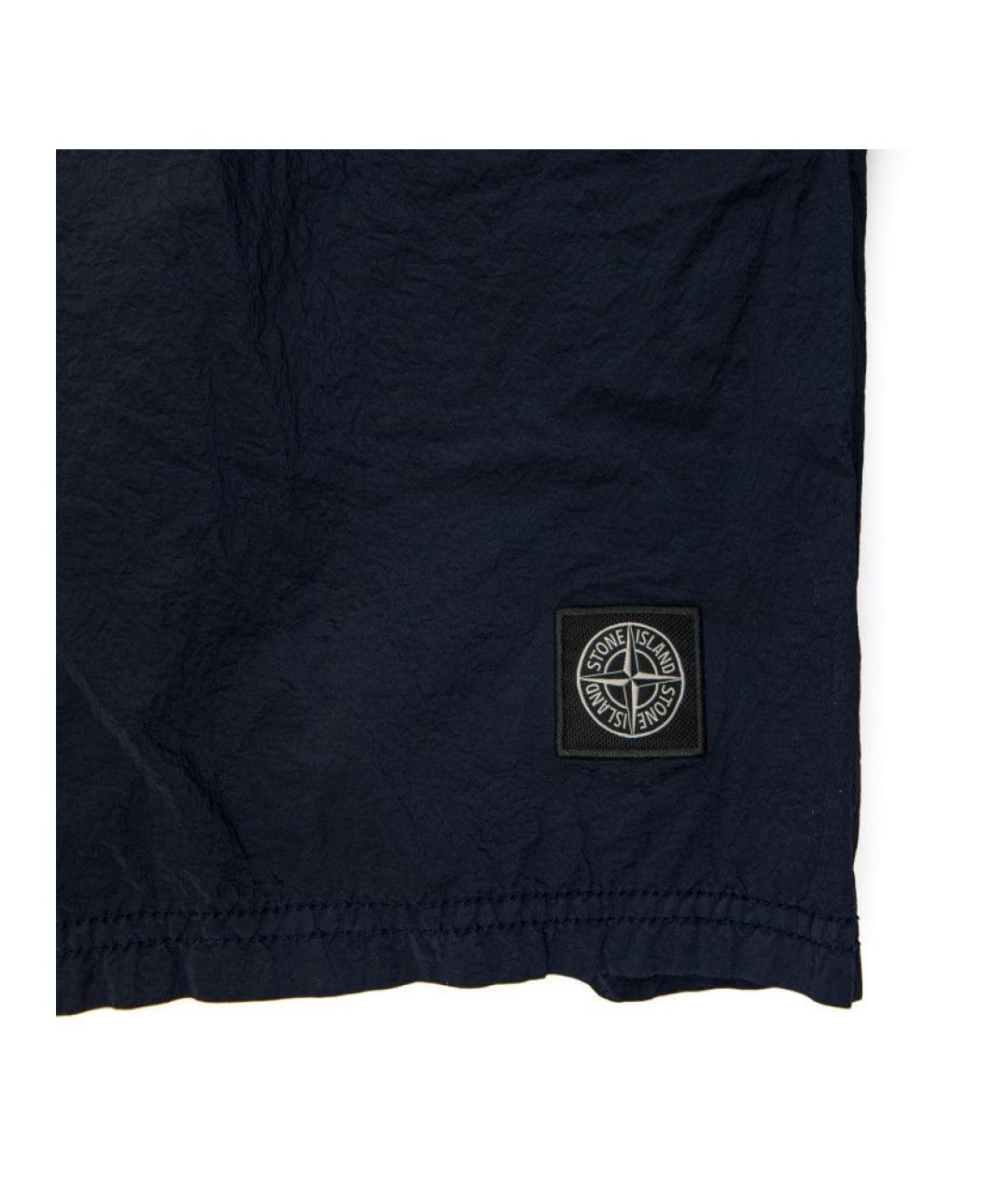 STONE ISLAND Темно-синие шорты, фото 3