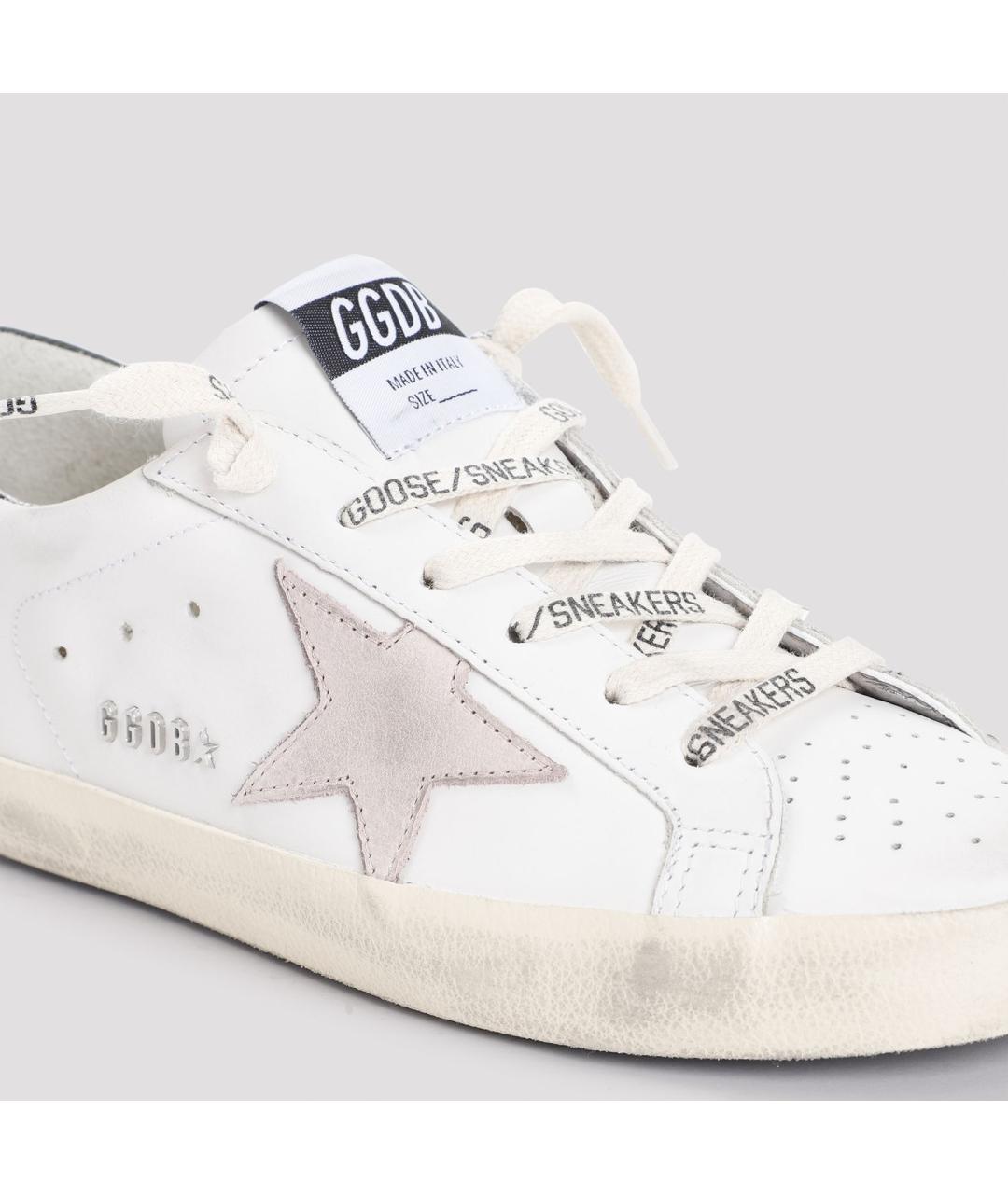 GOLDEN GOOSE DELUXE BRAND Белые кожаные кеды, фото 5