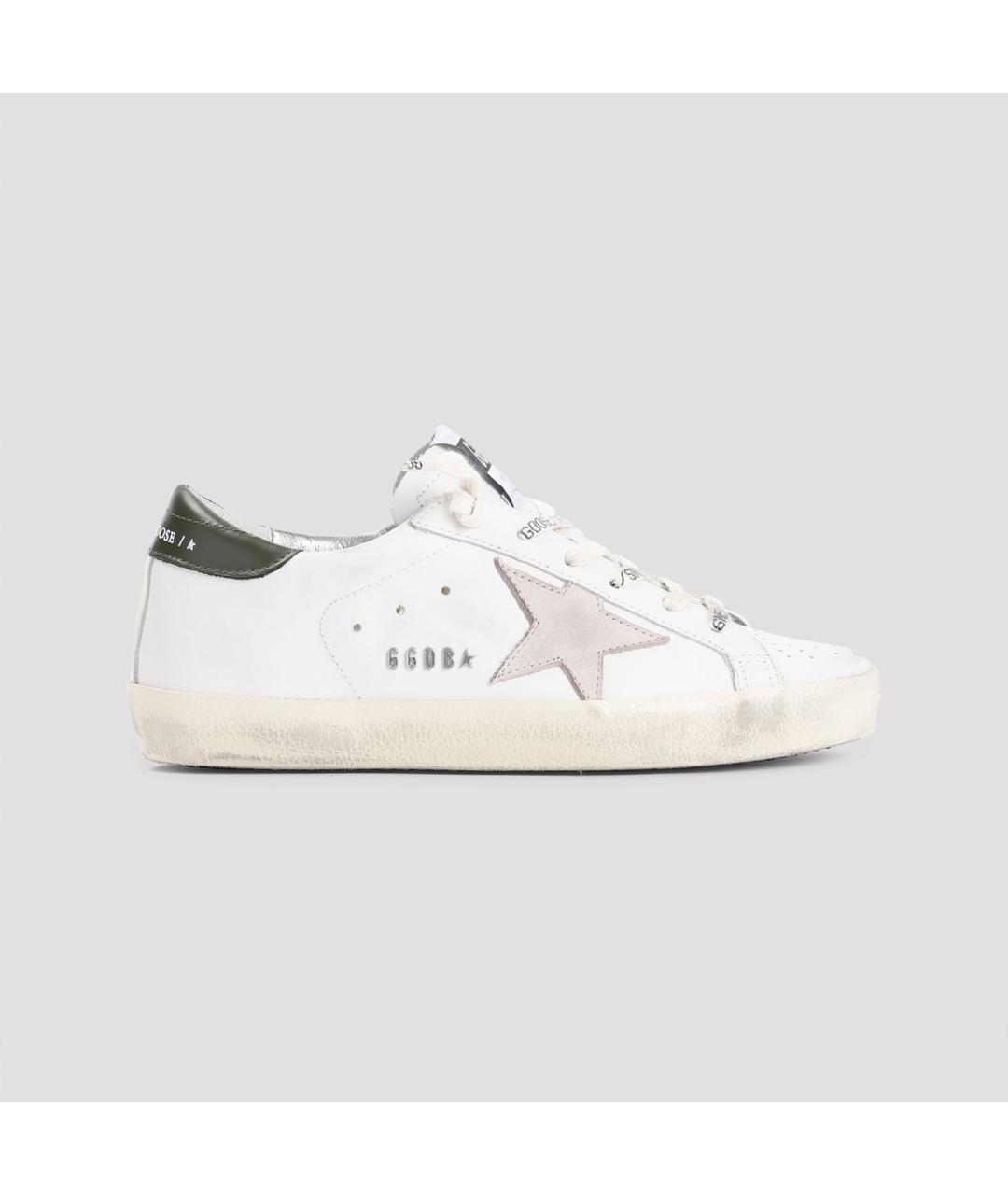 GOLDEN GOOSE DELUXE BRAND Белые кожаные кеды, фото 2