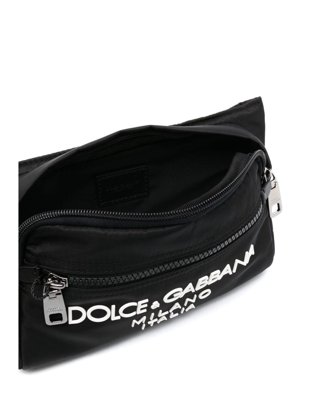 DOLCE&GABBANA Черная сумка на плечо, фото 5