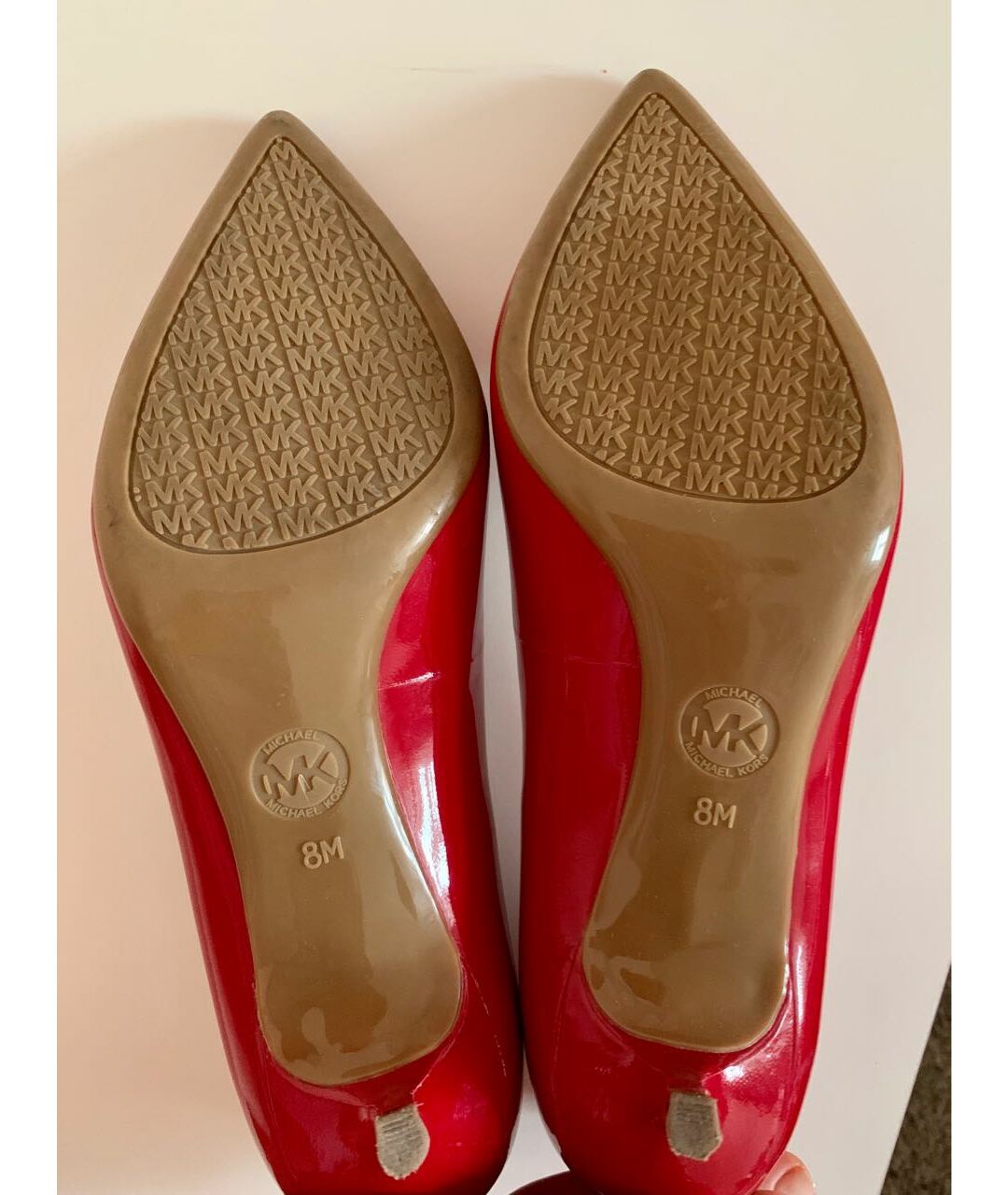 MICHAEL KORS Красные туфли из лакированной кожи, фото 4