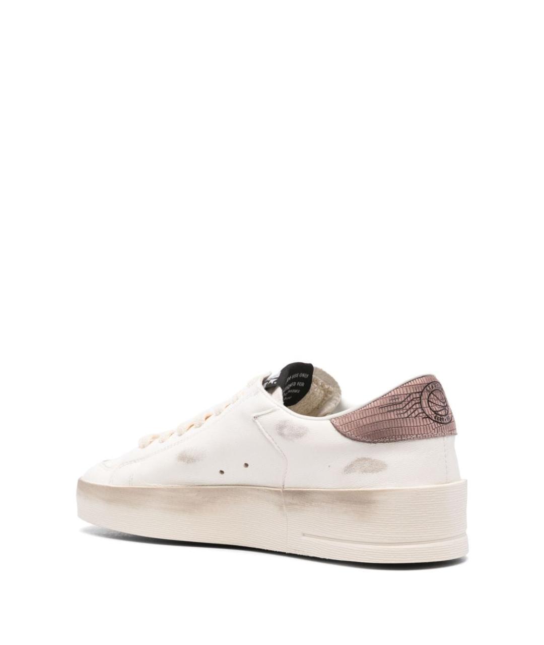 GOLDEN GOOSE DELUXE BRAND Белые кожаные кеды, фото 4