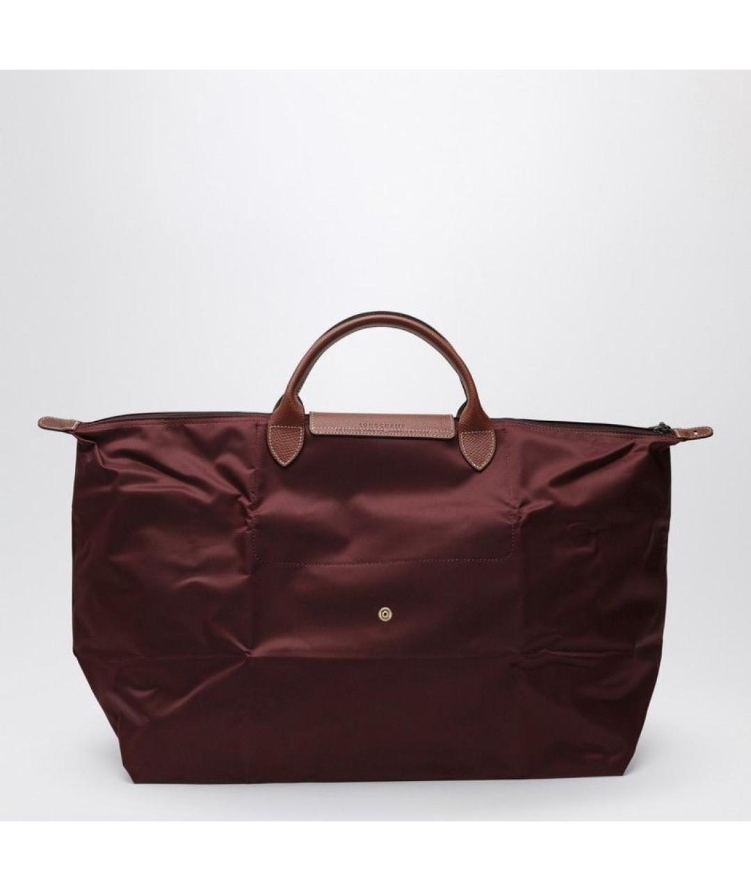 LONGCHAMP Бордовая сумка тоут, фото 2