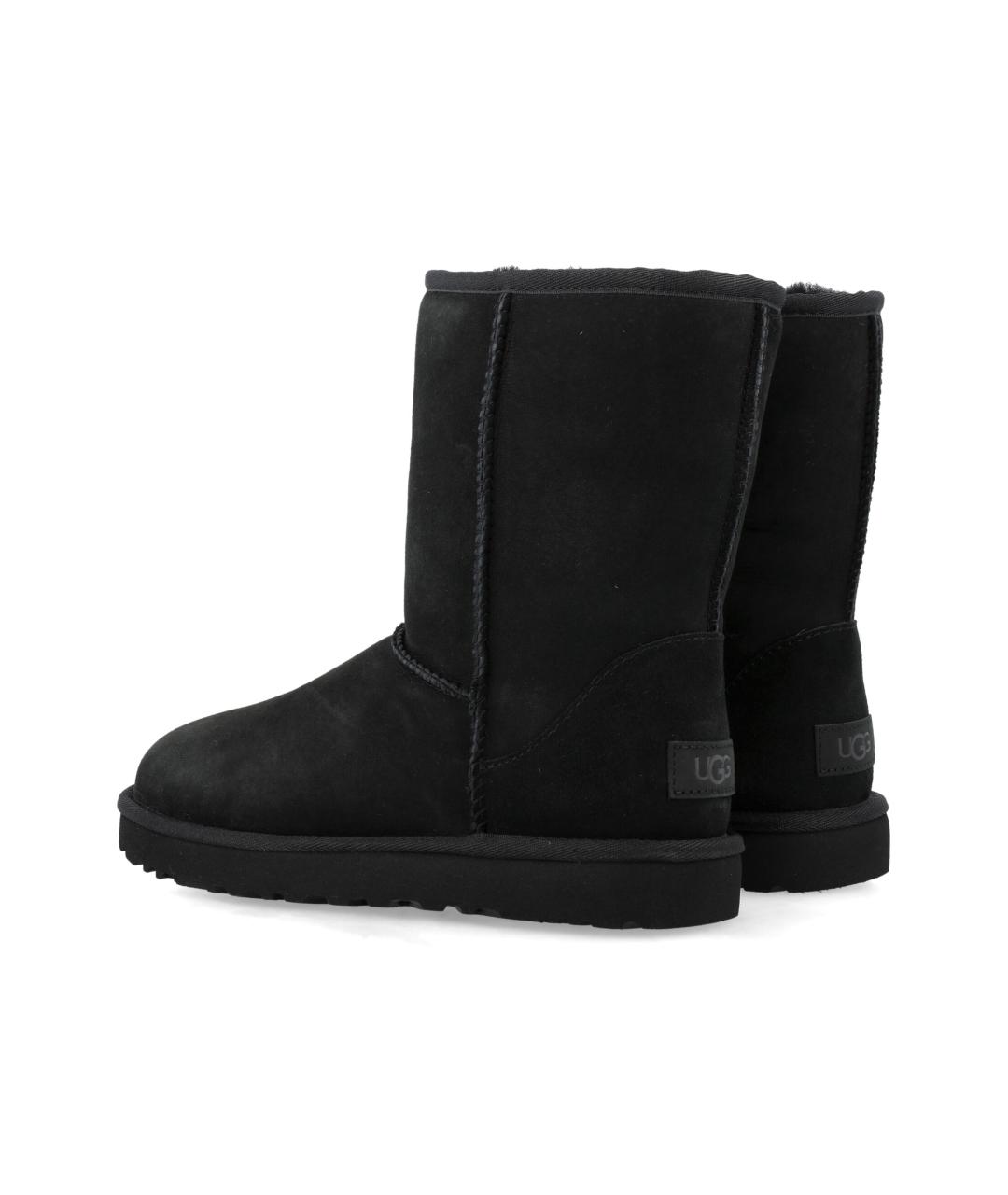 UGG AUSTRALIA Черные кожаные ботинки, фото 4