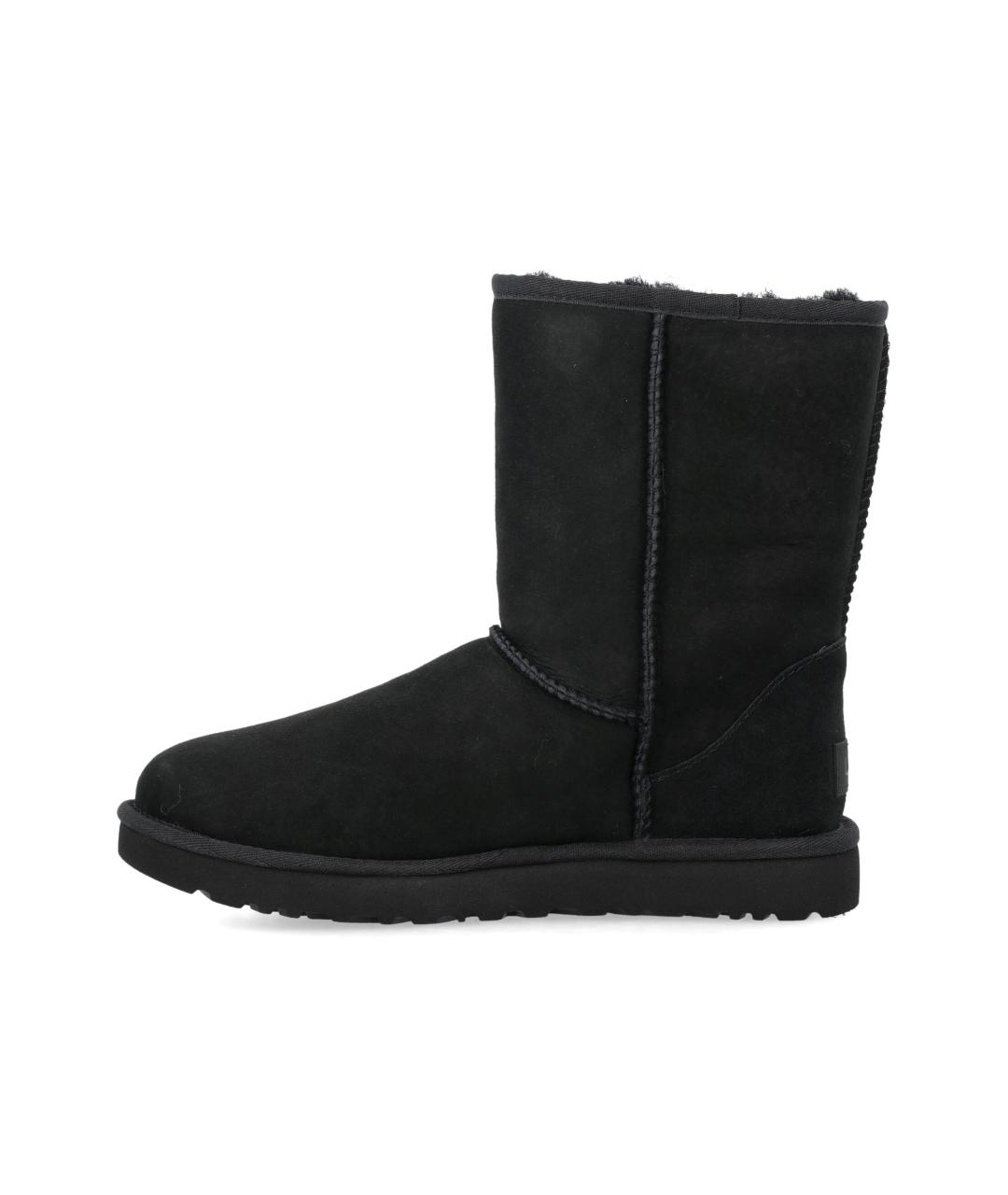 UGG AUSTRALIA Черные кожаные ботинки, фото 3