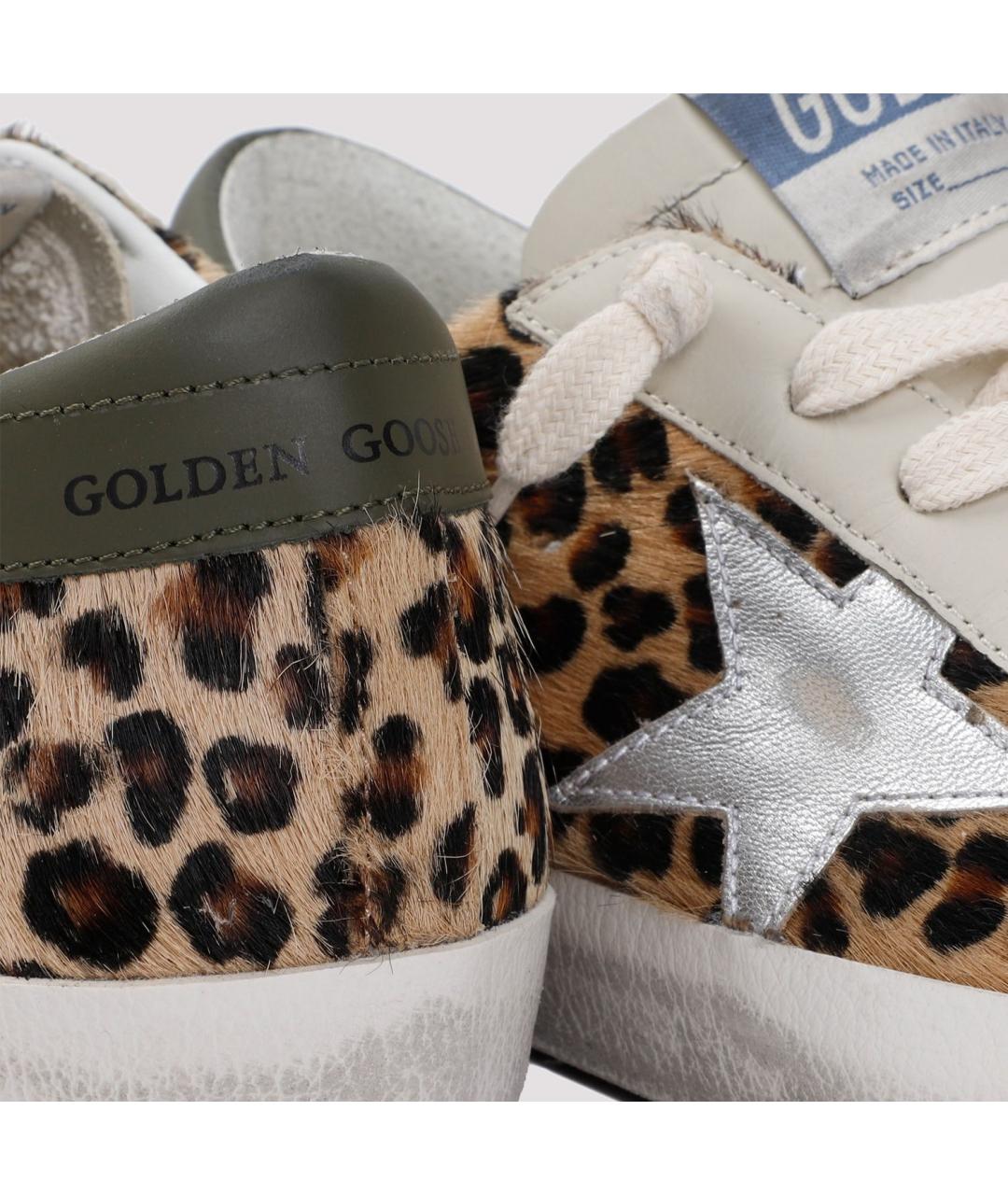 GOLDEN GOOSE DELUXE BRAND Коричневые кожаные кеды, фото 5