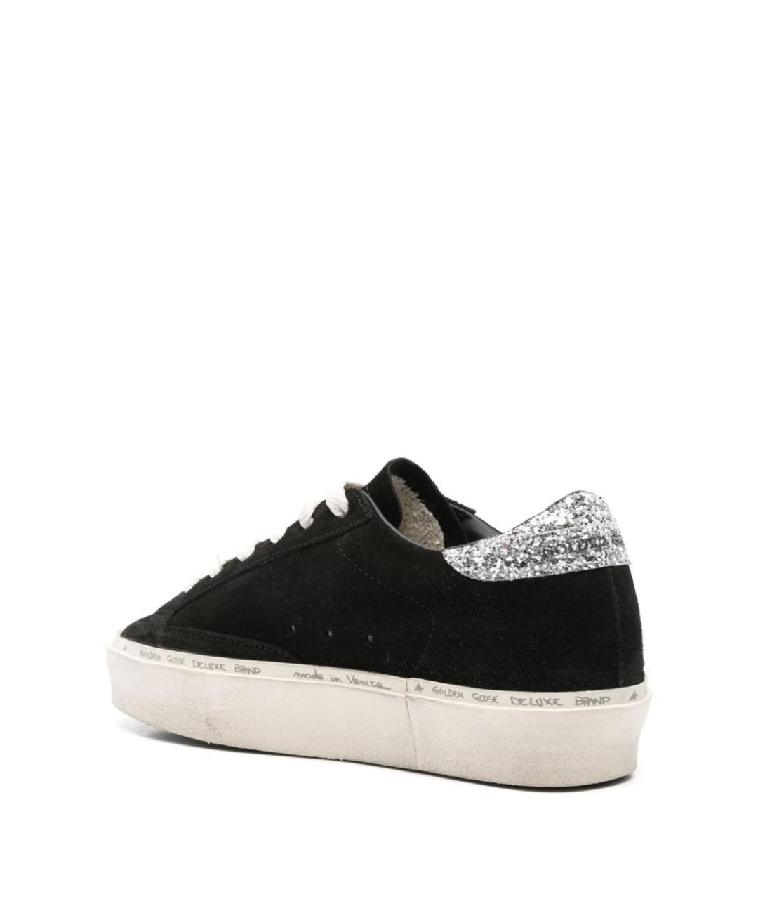 GOLDEN GOOSE DELUXE BRAND Черные кожаные кеды, фото 4