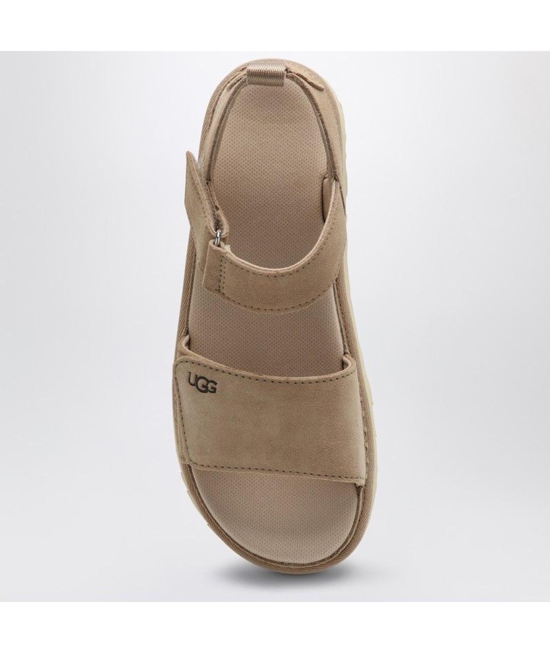 UGG AUSTRALIA Бежевые сандалии, фото 3