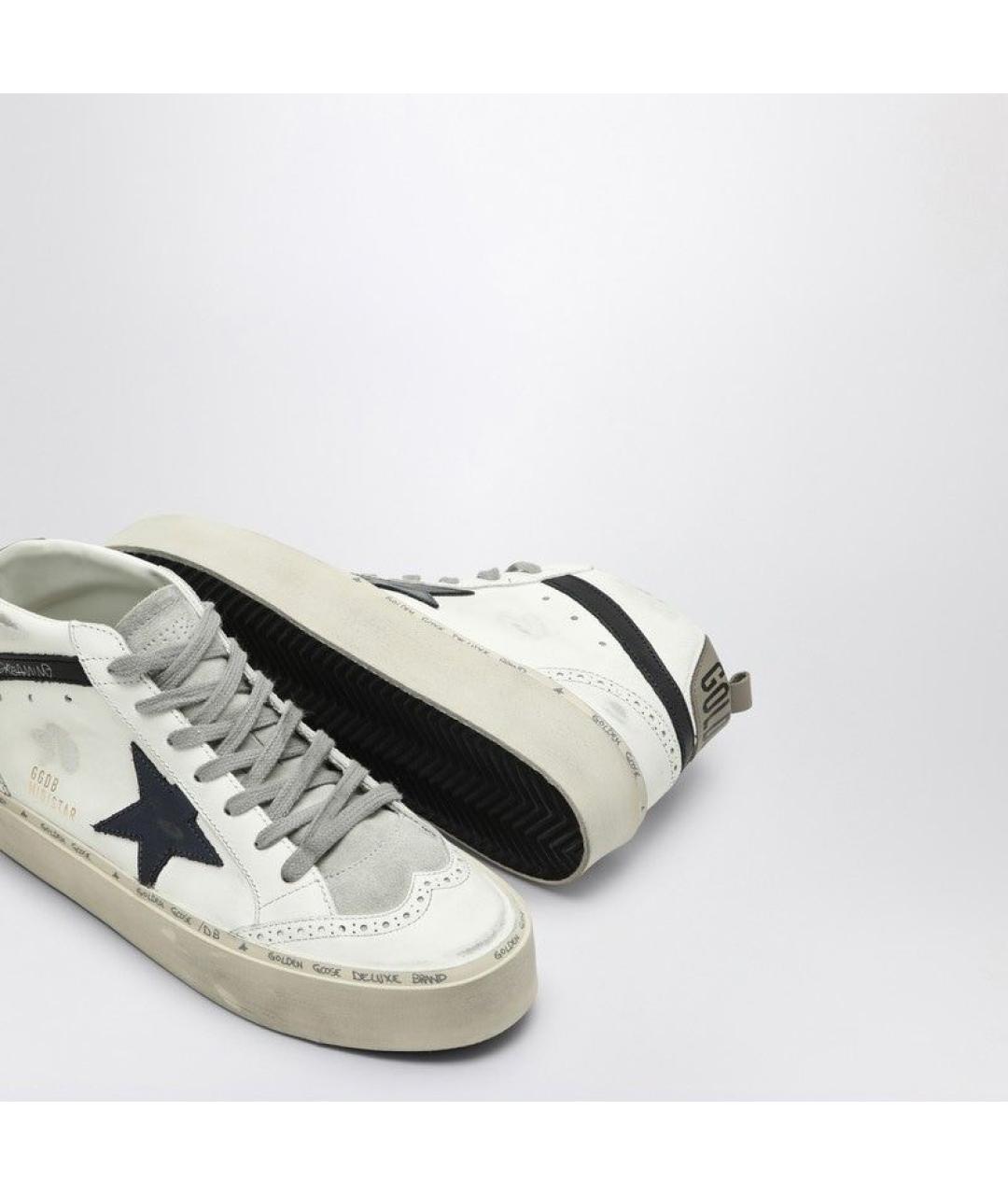 GOLDEN GOOSE DELUXE BRAND Белые кожаные кеды, фото 5