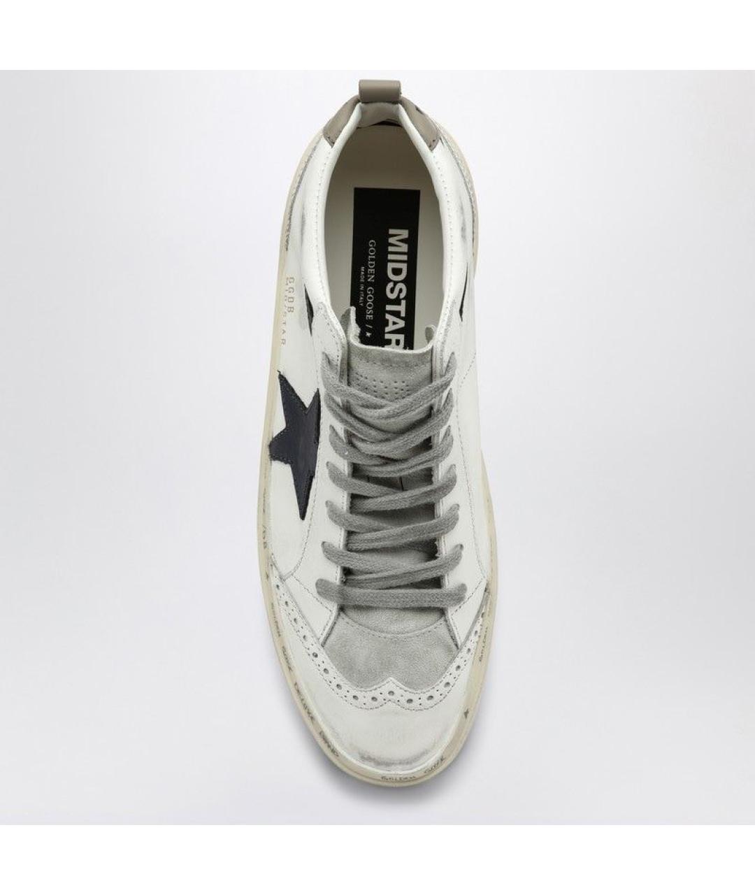 GOLDEN GOOSE DELUXE BRAND Белые кожаные кеды, фото 3