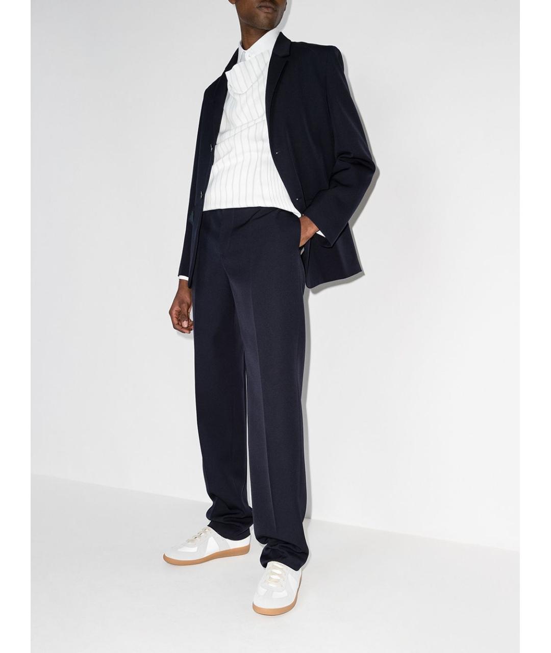 MAISON MARGIELA Мульти кожаные низкие кроссовки / кеды, фото 3