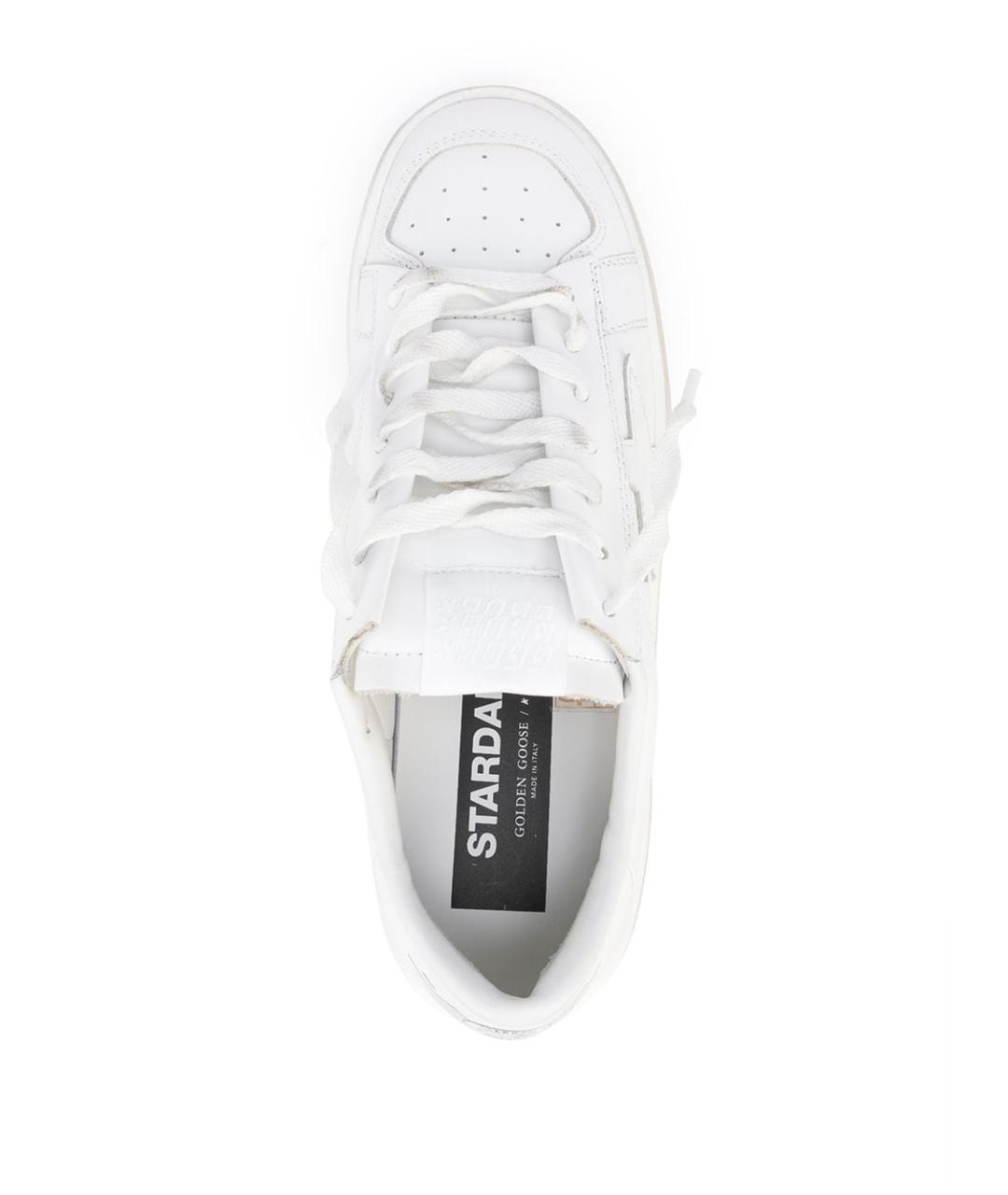 GOLDEN GOOSE DELUXE BRAND Белые кожаные кеды, фото 4