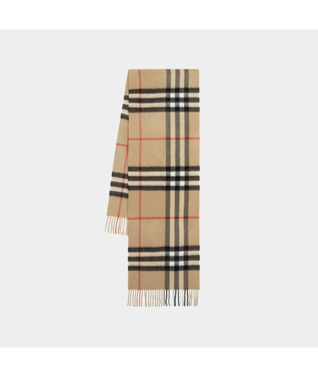 BURBERRY Бежевый кашемировый шарф, фото 2