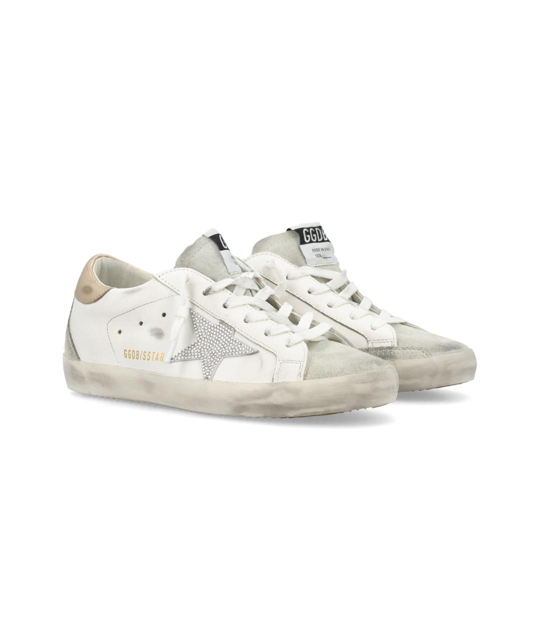 GOLDEN GOOSE DELUXE BRAND Белые синтетические кеды, фото 2