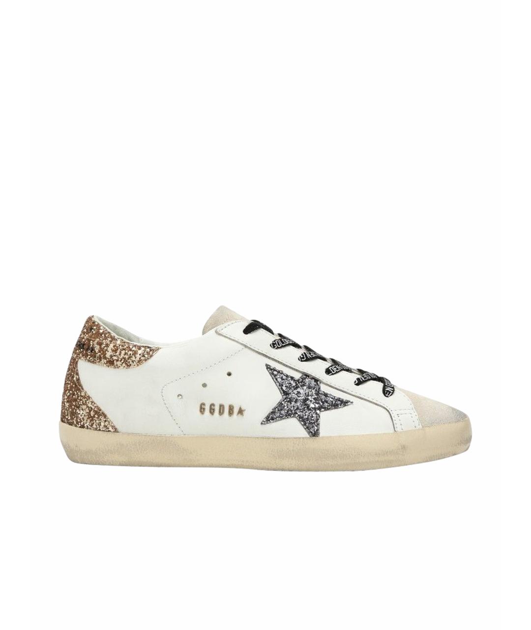 GOLDEN GOOSE DELUXE BRAND Белые кожаные кеды, фото 1