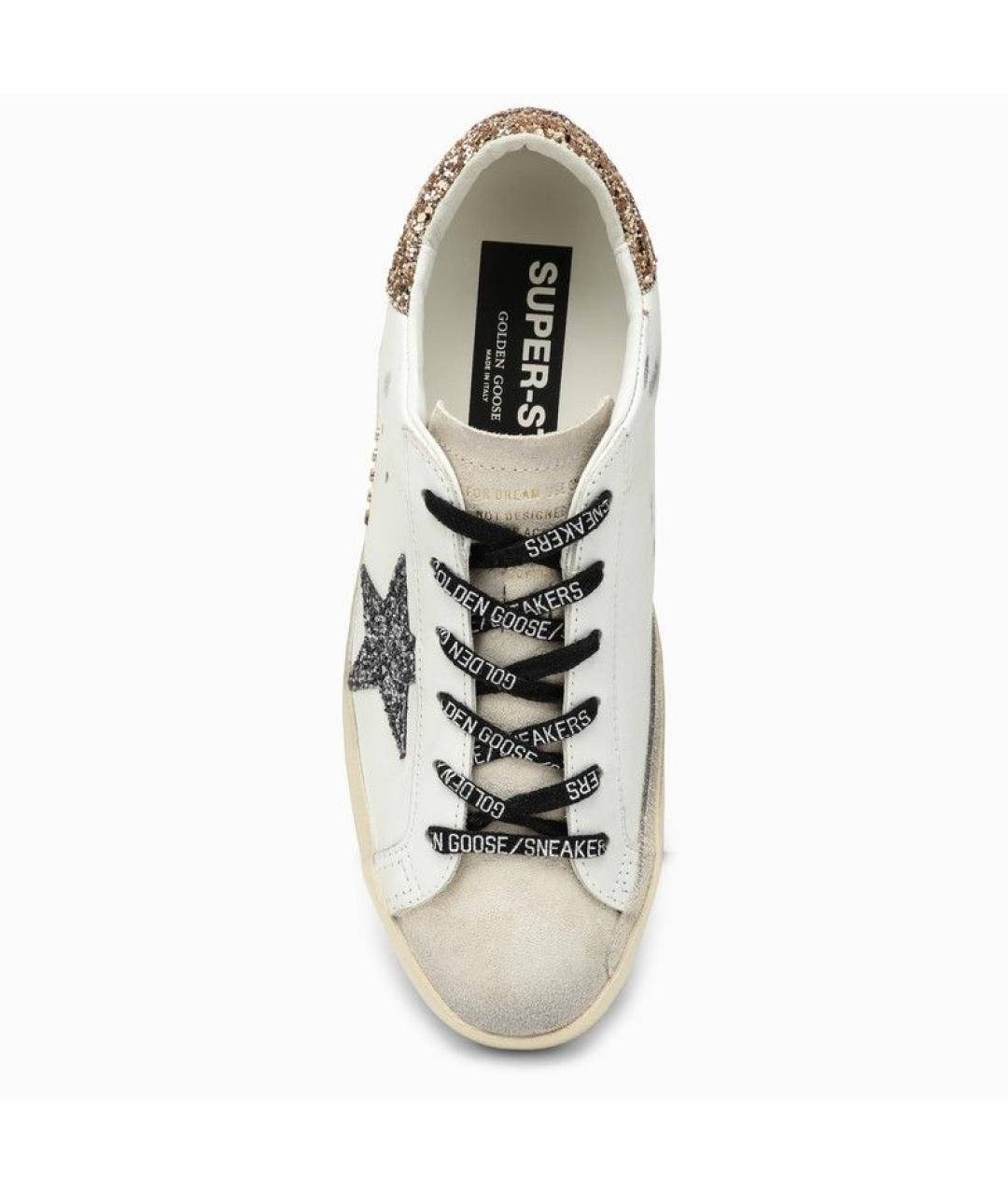 GOLDEN GOOSE DELUXE BRAND Белые кожаные кеды, фото 3