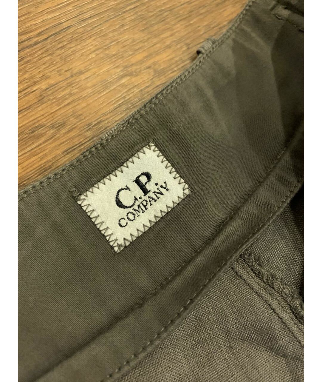 CP COMPANY Серые льняные брюки чинос, фото 4