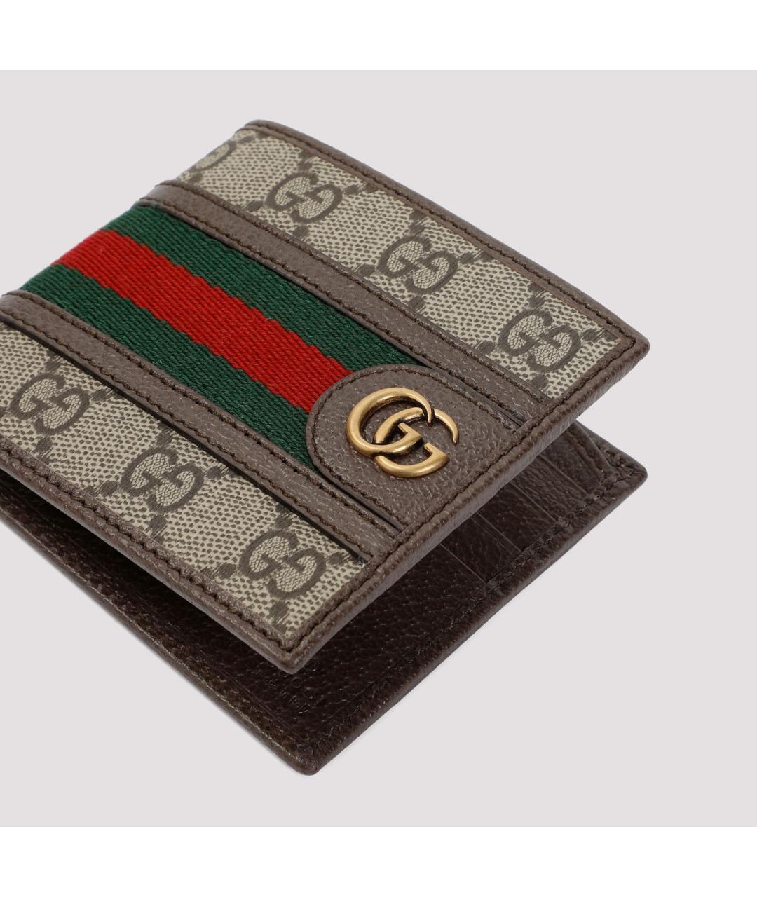 GUCCI Коричневый кошелек, фото 5