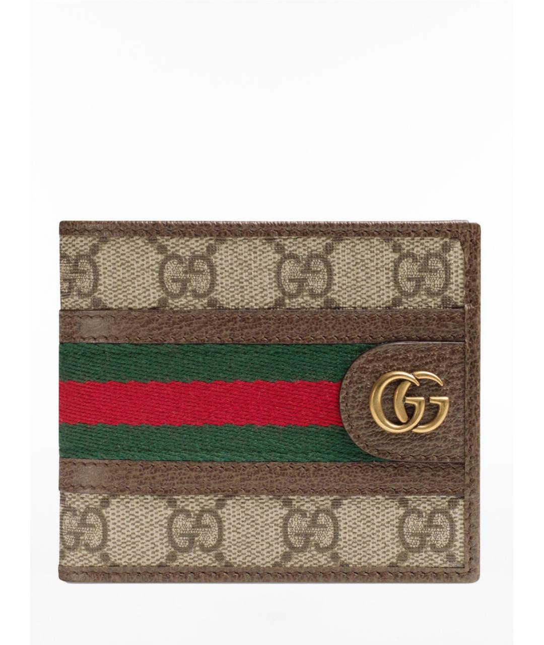 GUCCI Коричневый кошелек, фото 1