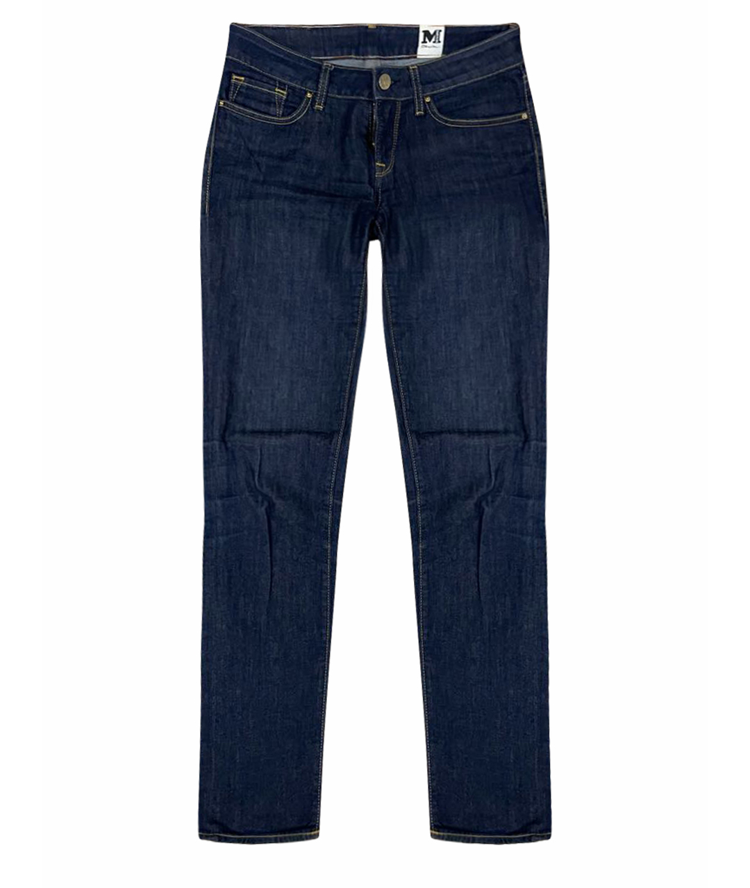 MISSONI Темно-синие хлопко-эластановые джинсы слим, фото 1