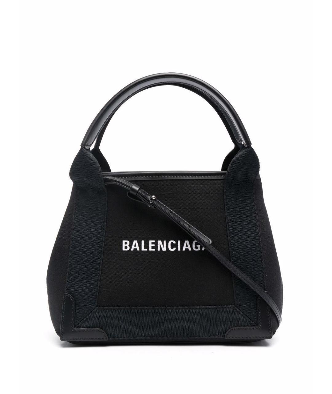 BALENCIAGA Черная сумка тоут, фото 1