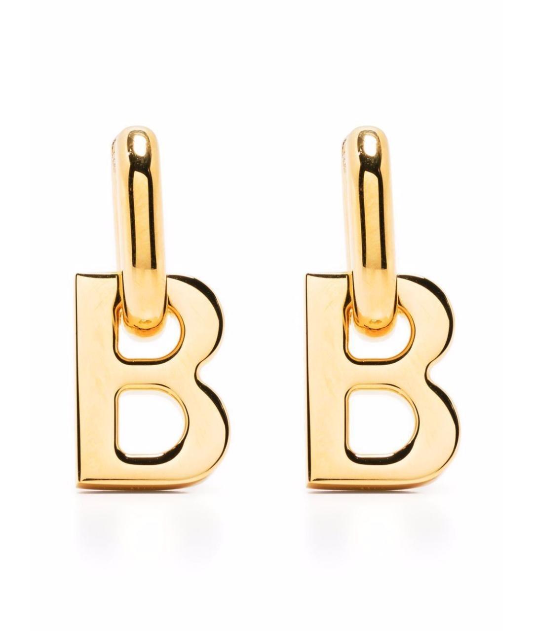 BALENCIAGA Золотые серьги, фото 1