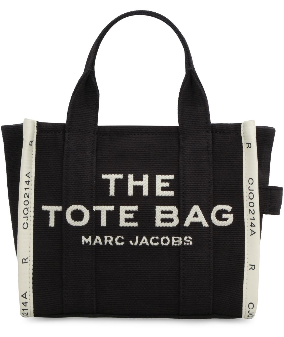 MARC JACOBS Черная хлопковая сумка тоут, фото 2