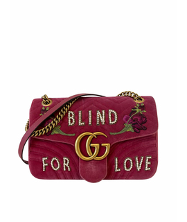 Сумка тоут GUCCI Gucci GG Marmont Medium Blind For Love