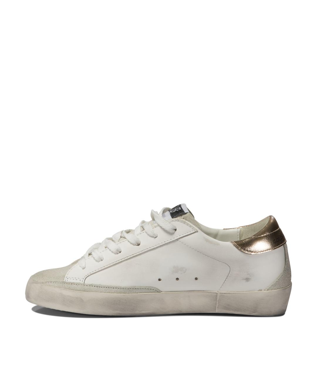 GOLDEN GOOSE DELUXE BRAND Белые кожаные кеды, фото 3