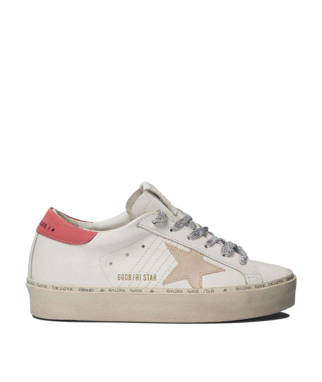 GOLDEN GOOSE DELUXE BRAND Белые кожаные кеды, фото 1