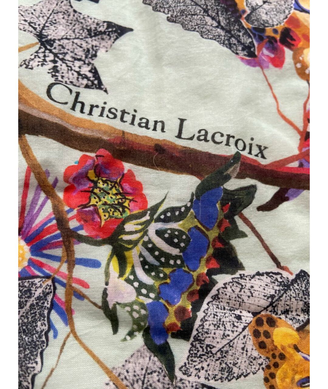 CHRISTIAN LACROIX Мульти хлопковый шарф, фото 2