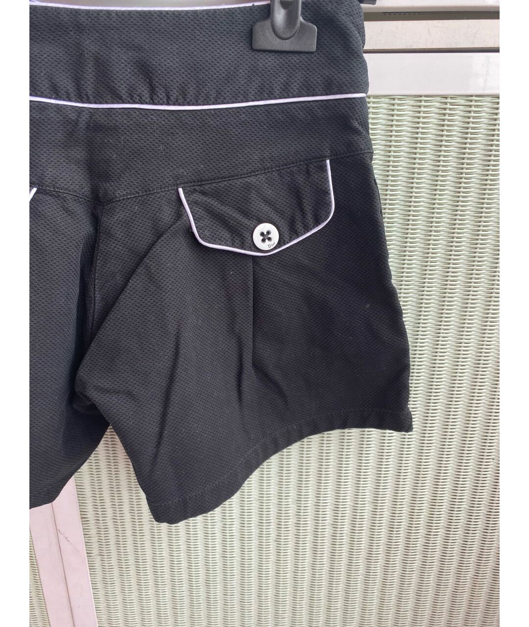 CHRISTIAN DIOR PRE-OWNED Черные хлопковые брюки и шорты, фото 3