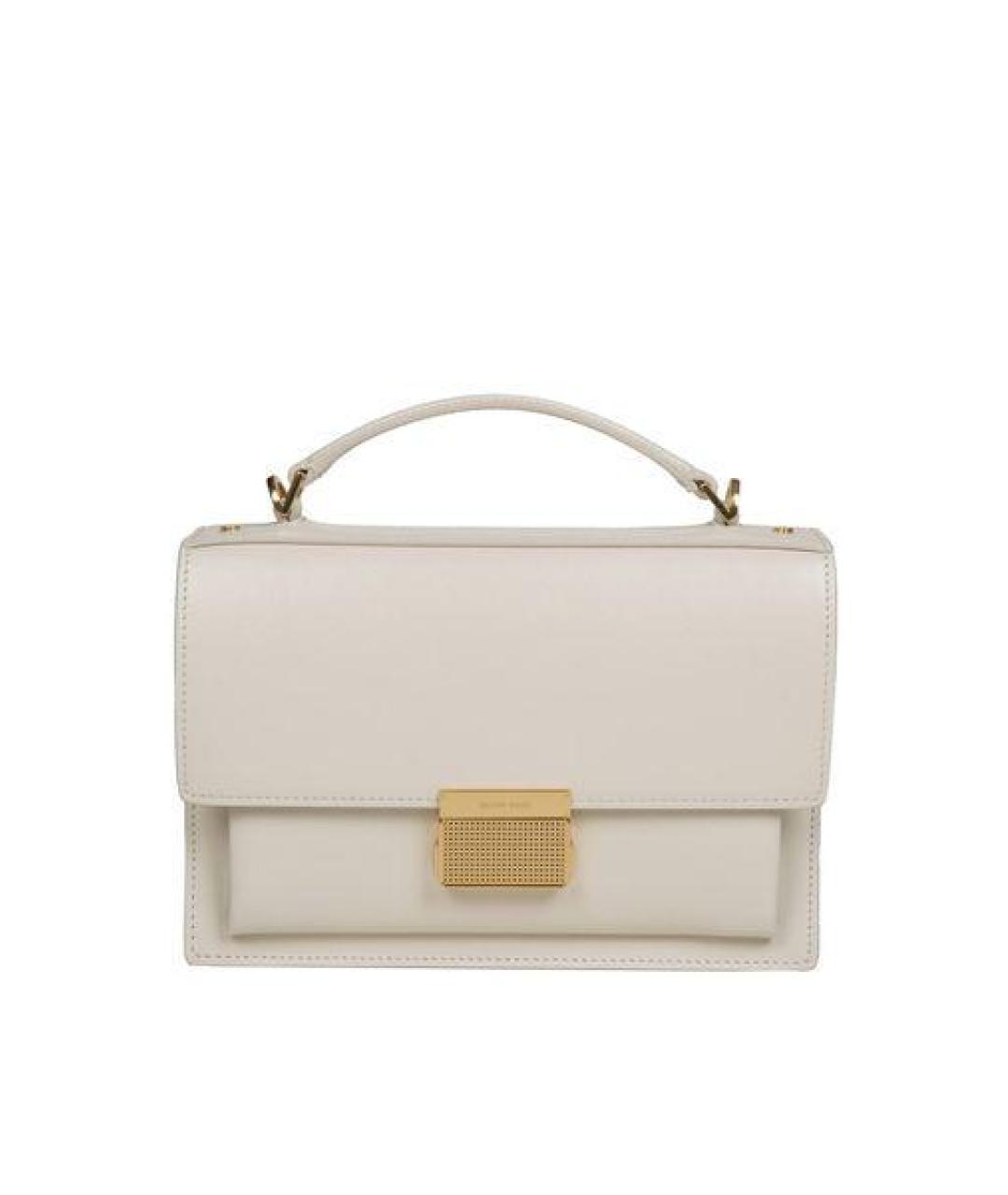 GOLDEN GOOSE DELUXE BRAND Белая кожаная сумка через плечо, фото 1