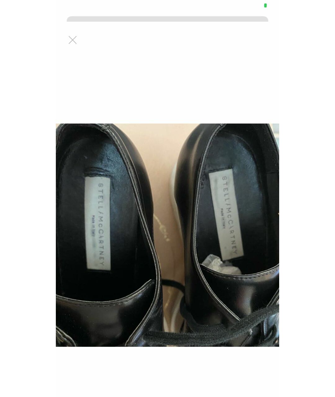 STELLA MCCARTNEY Черные кожаные ботинки, фото 5