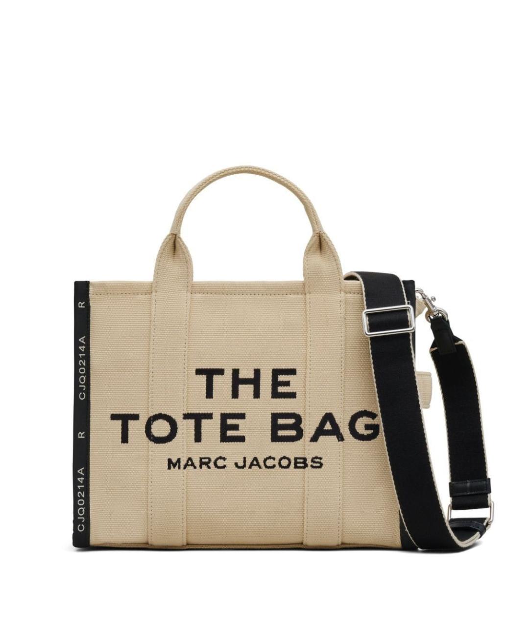 MARC JACOBS Бежевая хлопковая сумка тоут, фото 1