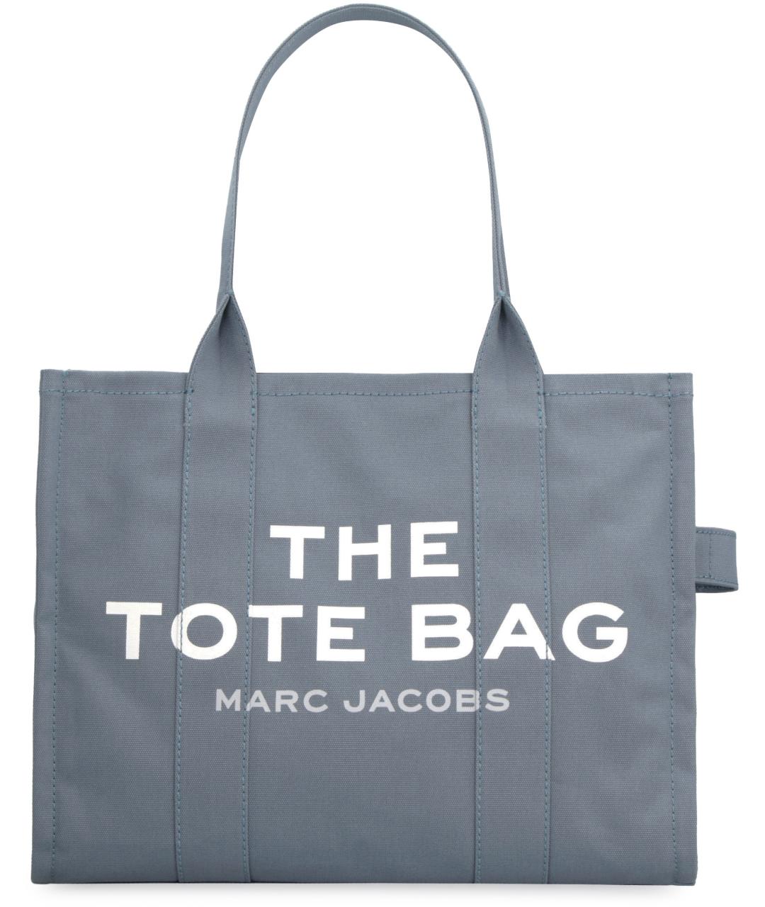 MARC JACOBS Голубая хлопковая сумка тоут, фото 2
