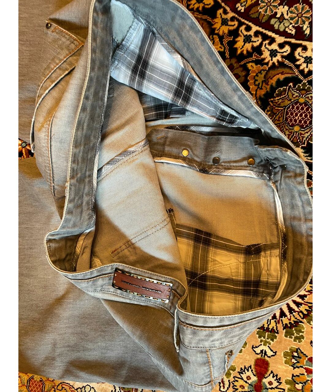 ERMANNO SCERVINO Серые хлопко-эластановые прямые джинсы, фото 3