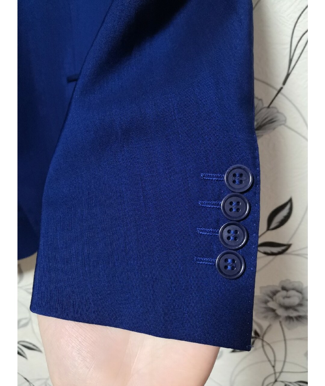 CANALI Синий шерстяной пиджак, фото 5