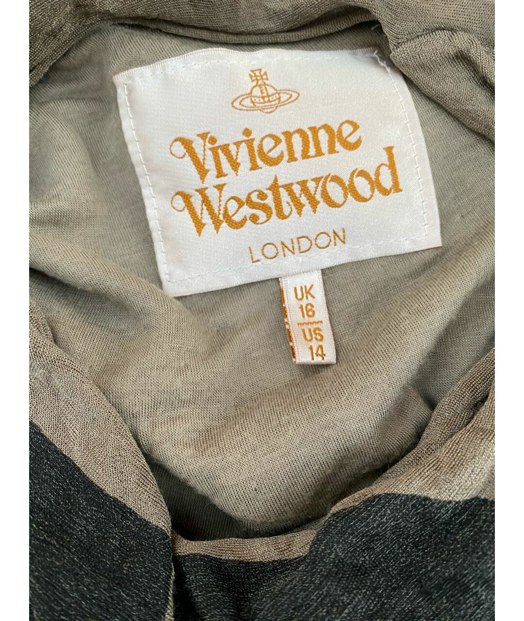 VIVIENNE WESTWOOD VINTAGE Серебрянный вискозный джемпер / свитер, фото 4