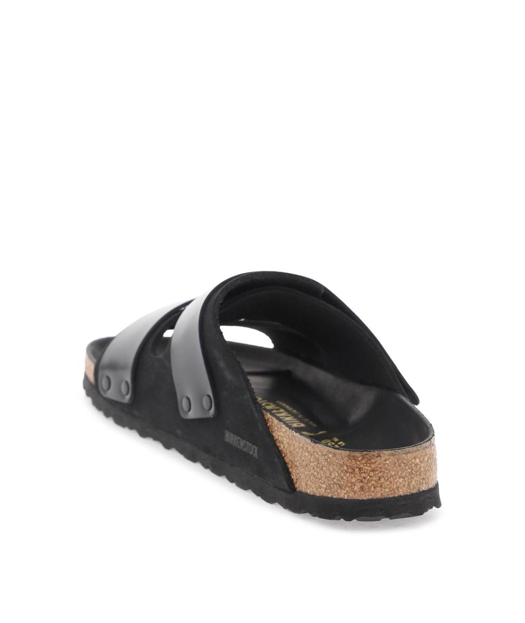 BIRKENSTOCK Черные шлепанцы, фото 3