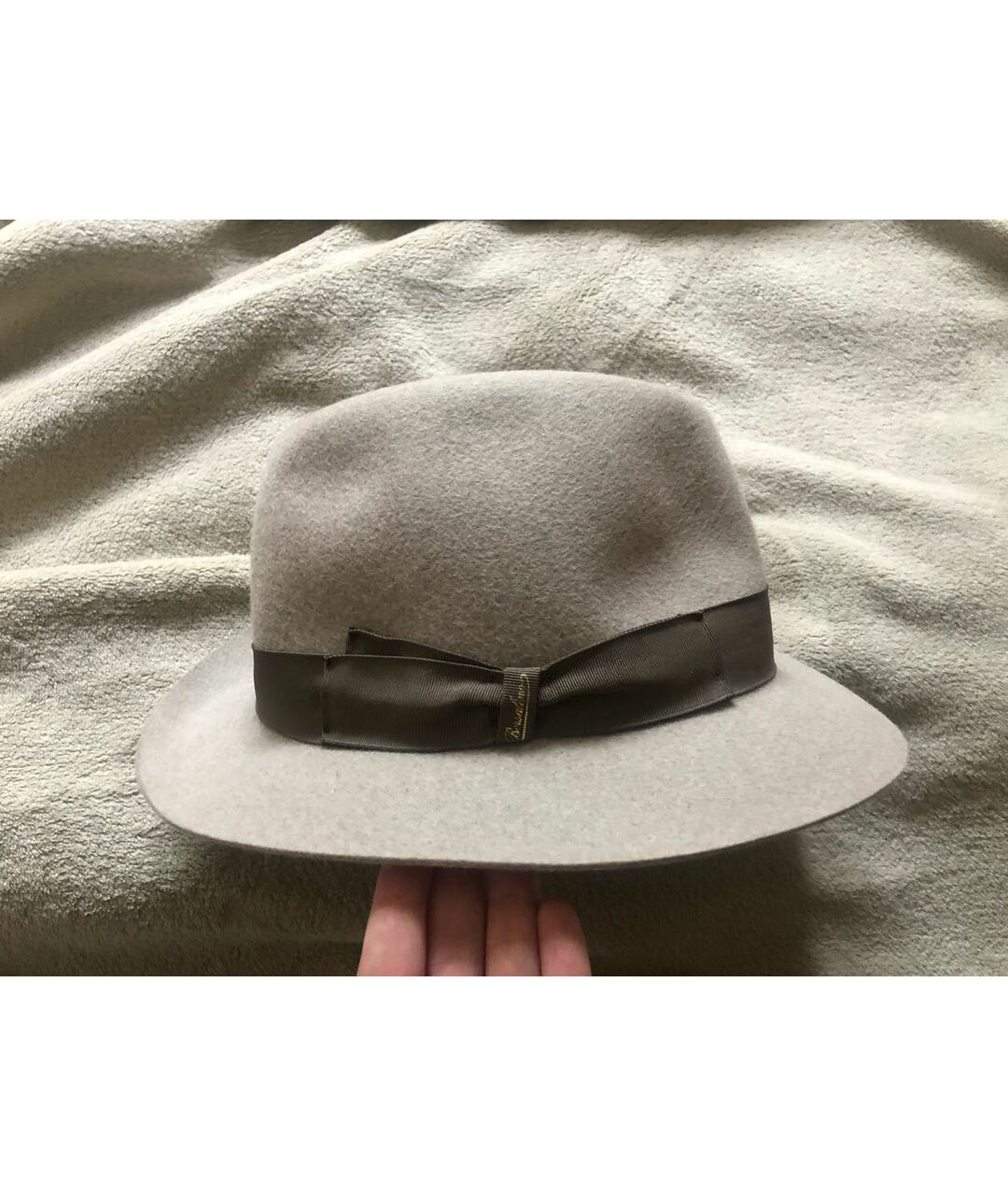 BORSALINO Хаки шерстяная шляпа, фото 8