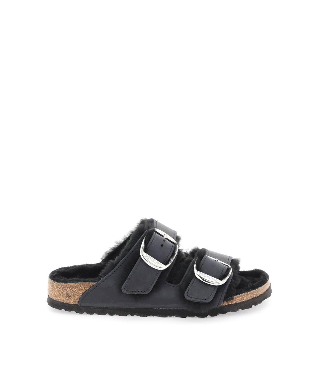 BIRKENSTOCK Черные шлепанцы, фото 2