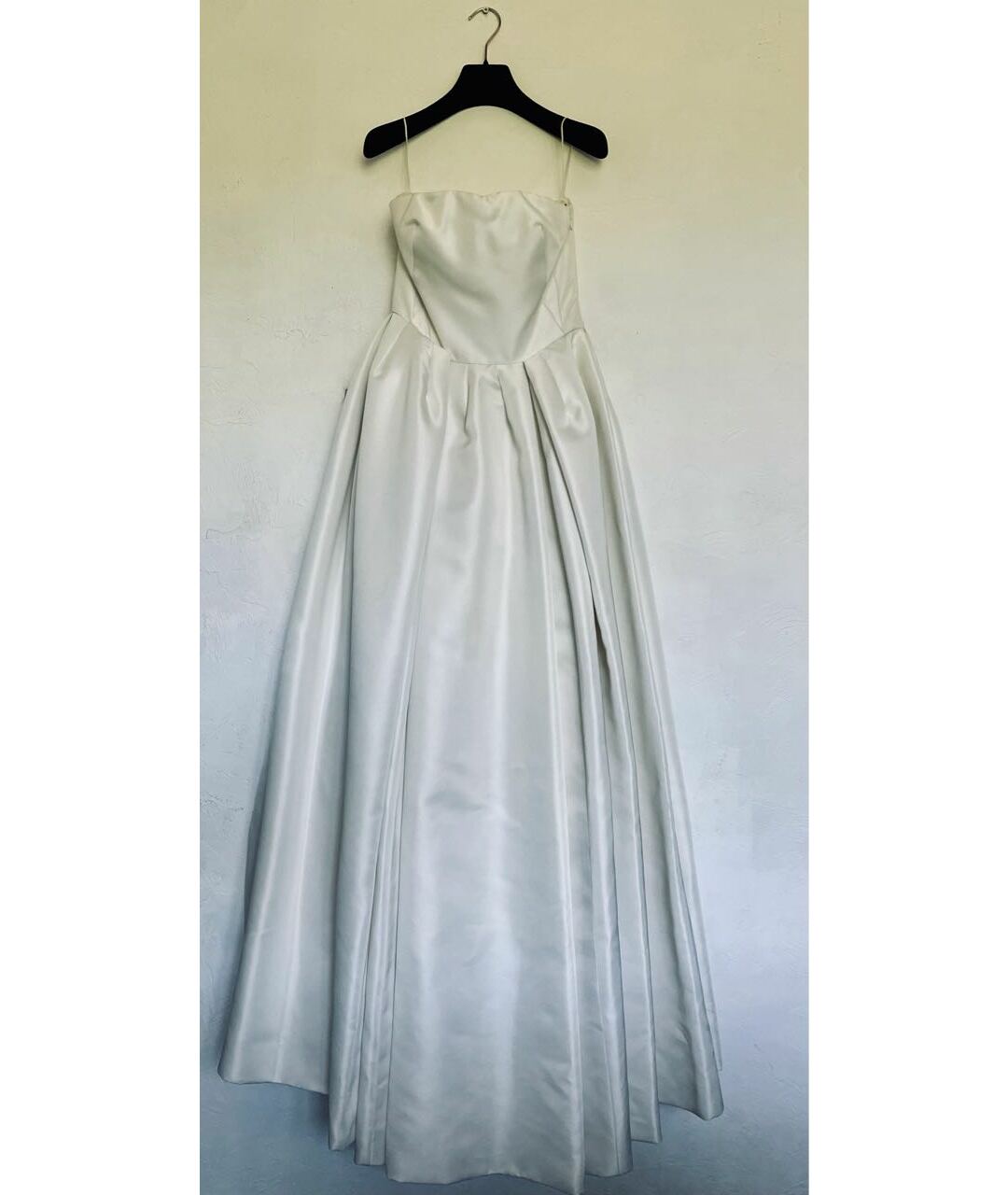 CHRISTIAN DIOR Белое шелковое свадебное платье, фото 8