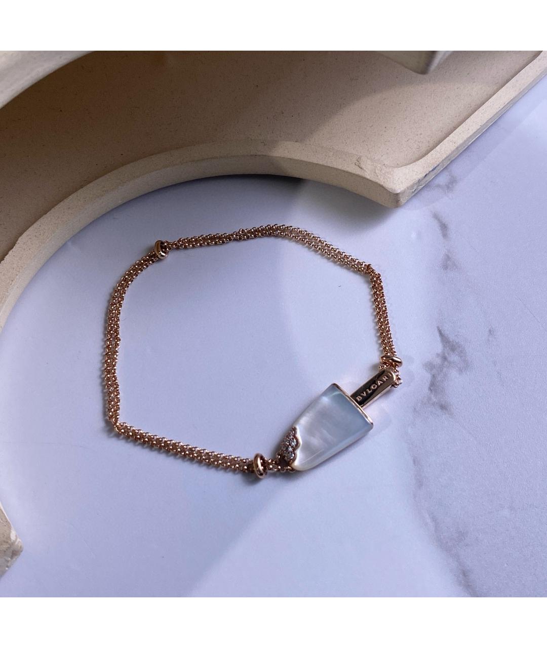 BVLGARI Розовый браслет из розового золота, фото 7