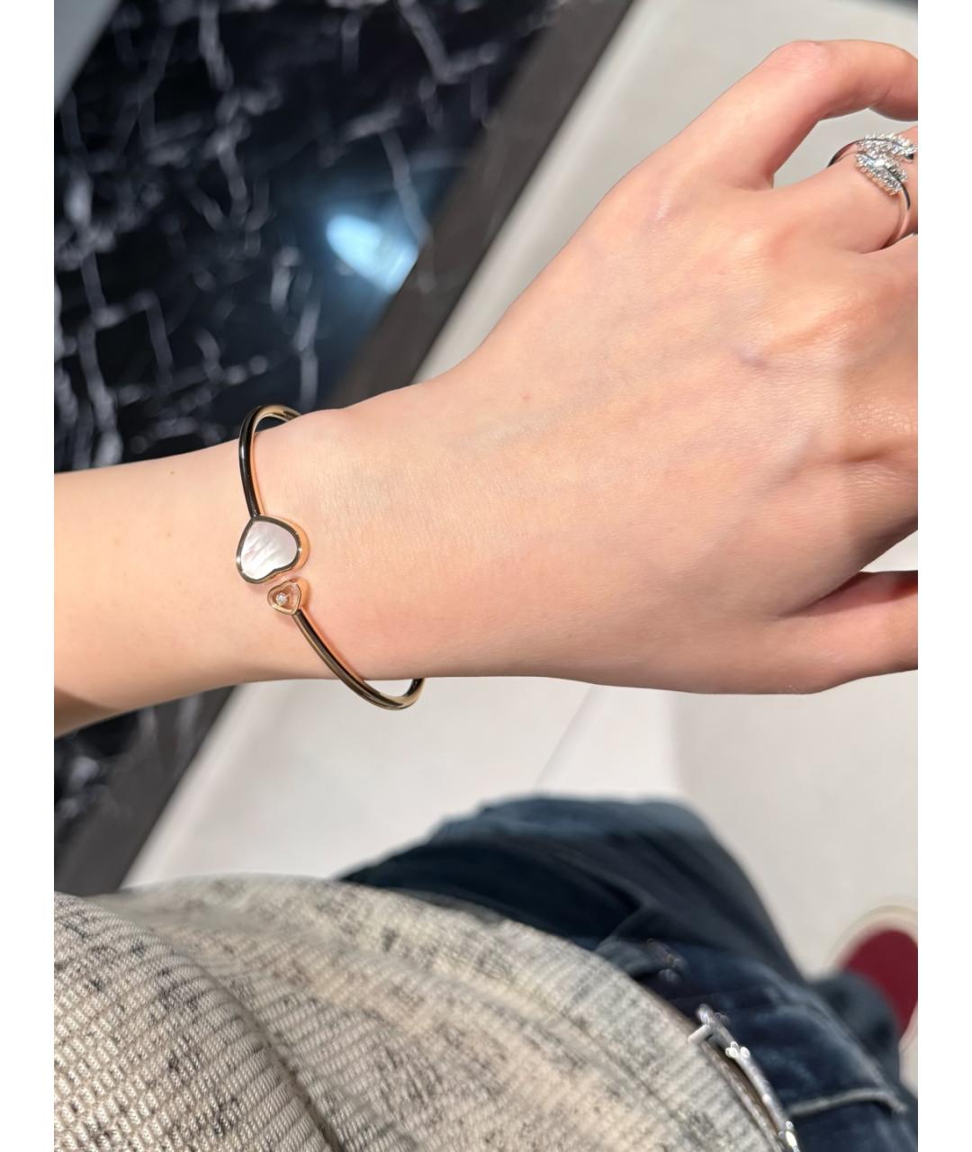 CHOPARD Белый браслет из розового золота, фото 8