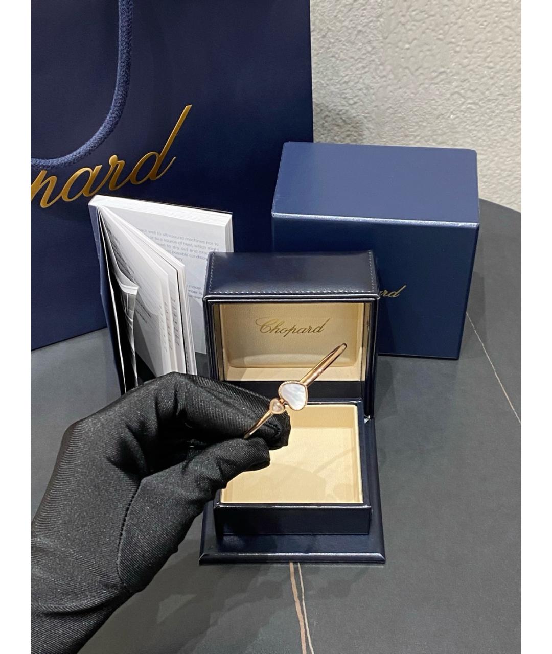 CHOPARD Белый браслет из розового золота, фото 4
