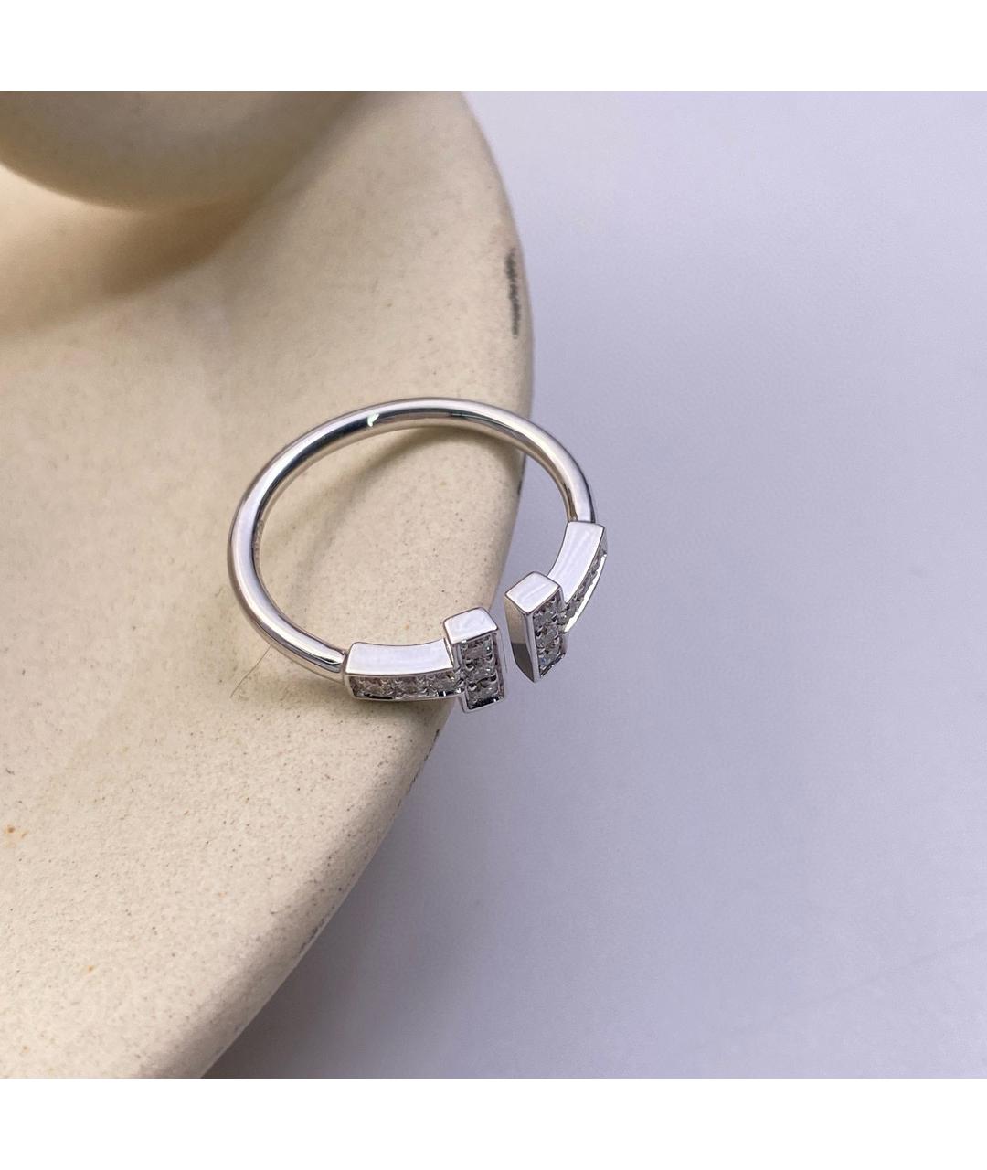 TIFFANY&CO Белое кольцо из белого золота, фото 4
